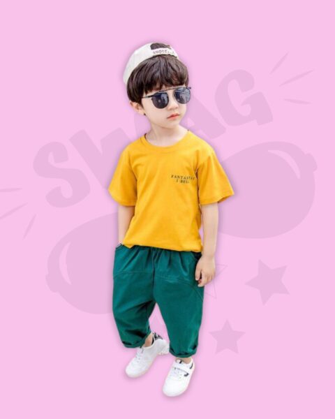 J&JP Kids Printed T-shirt and Pant set