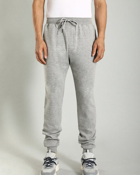 Men Solid Cotton Blend Jogger