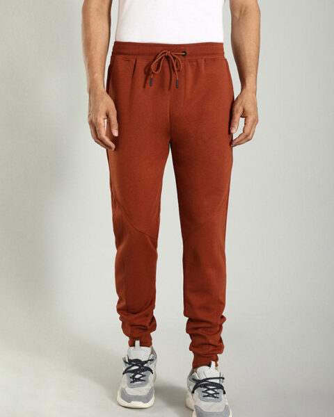 Men Color Block Cotton Blend Jogger