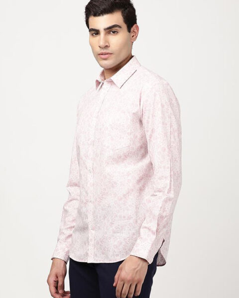 Men Printed Full Sleeve Cotton Shirt
