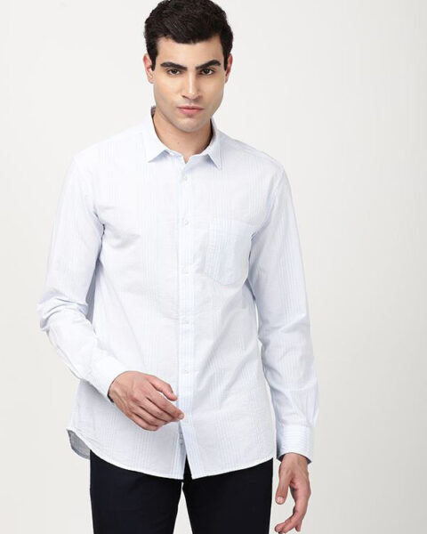 Men Checked Full Sleeve Cotton Shirt