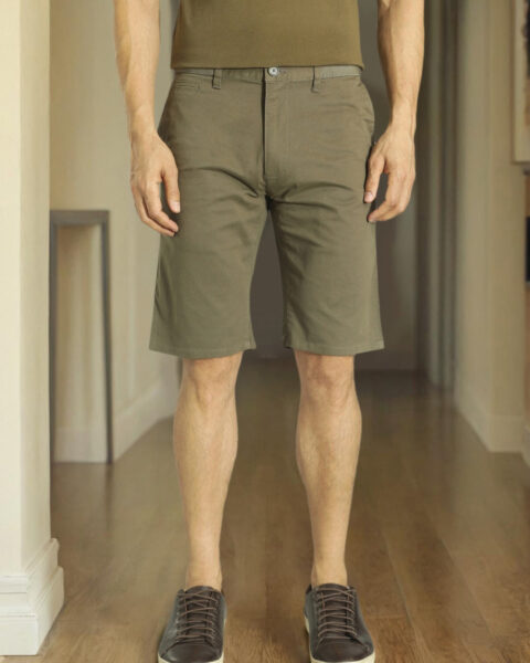 Men Solid Cotton Shorts
