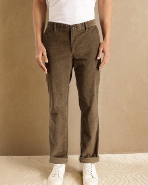Men Kansas Fit Cotton Stretch Trouser