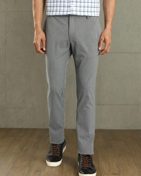 Men Urban Fit Polyester Blend Trouser