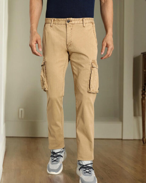 Men Brooklyn Fit Cotton Stretch Trouser