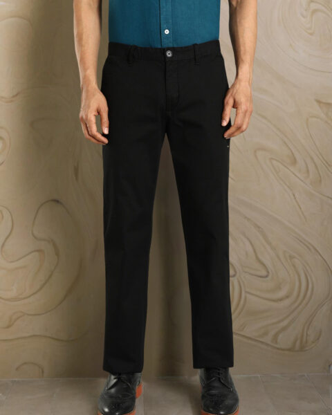 Men Kansas Fit Cotton Stretch Trouser