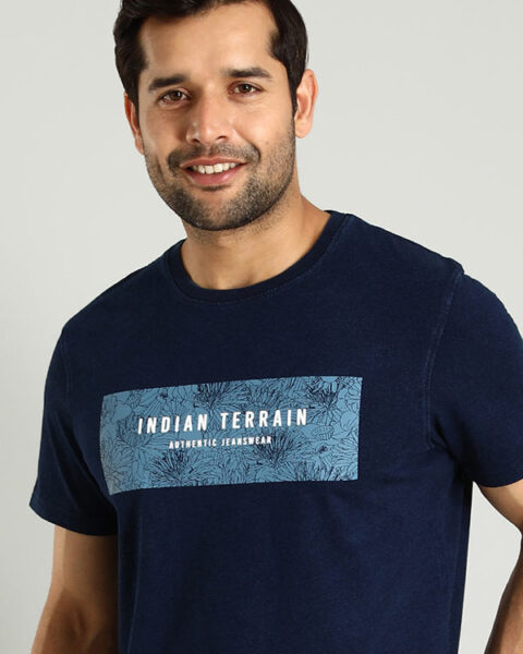 Men Graphic Crew Neck T-Shirt
