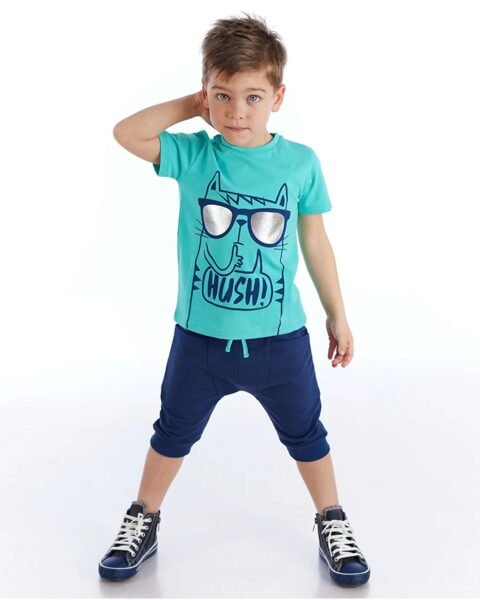 J&JP Kids Boys Printed T-shirt and Shorts set