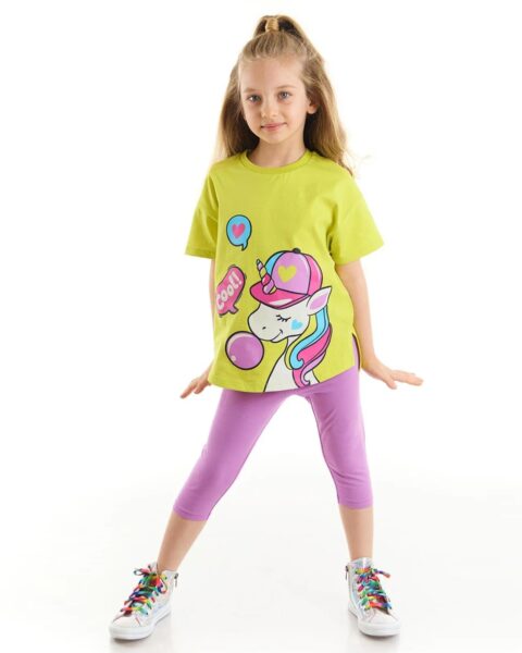 J&JP Kids Girl Printed Capri set
