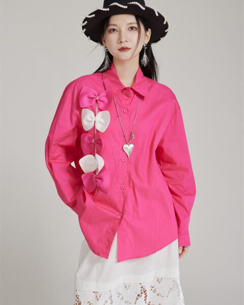 Bubble Bow Chic Shirt